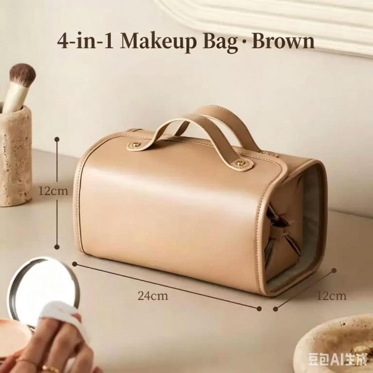 Trousse de maquillage pliable